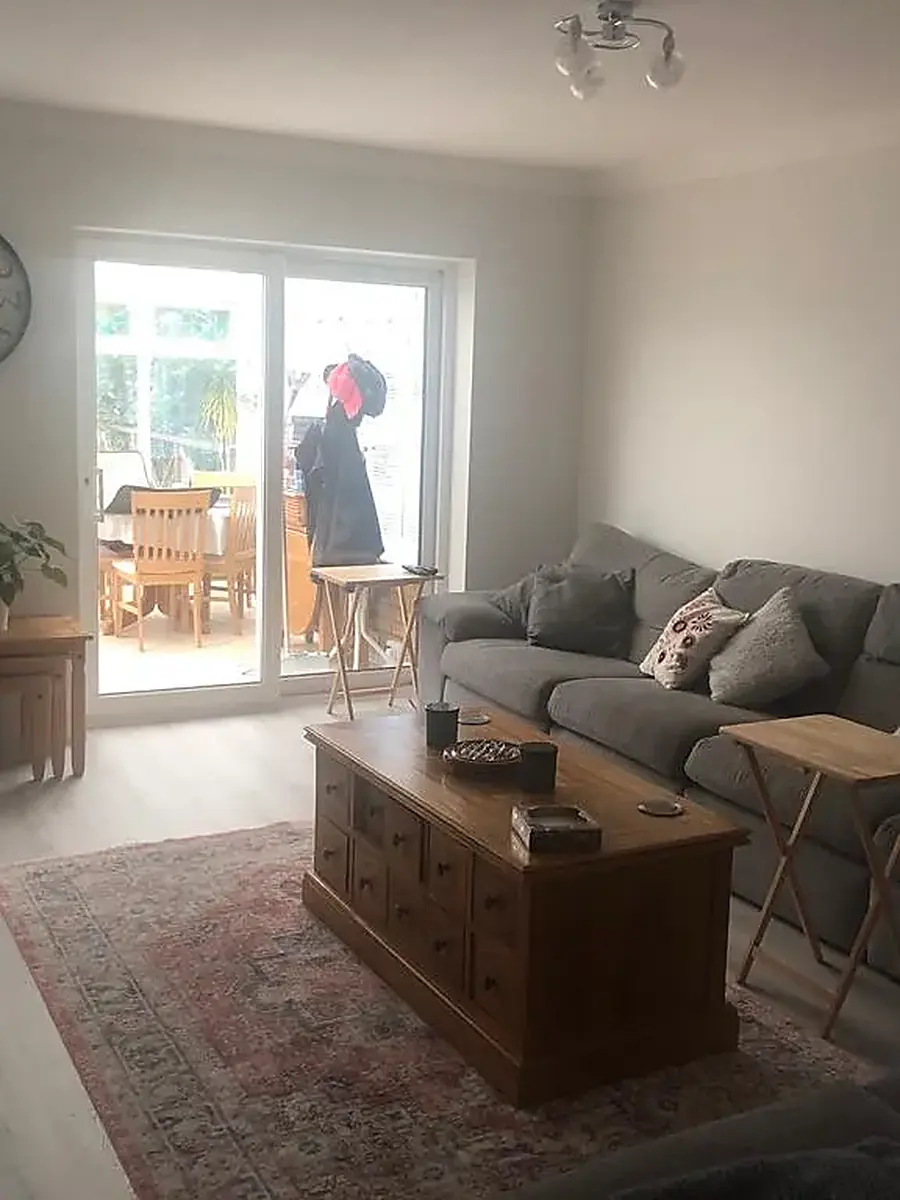 A finished living room after a full property renovation